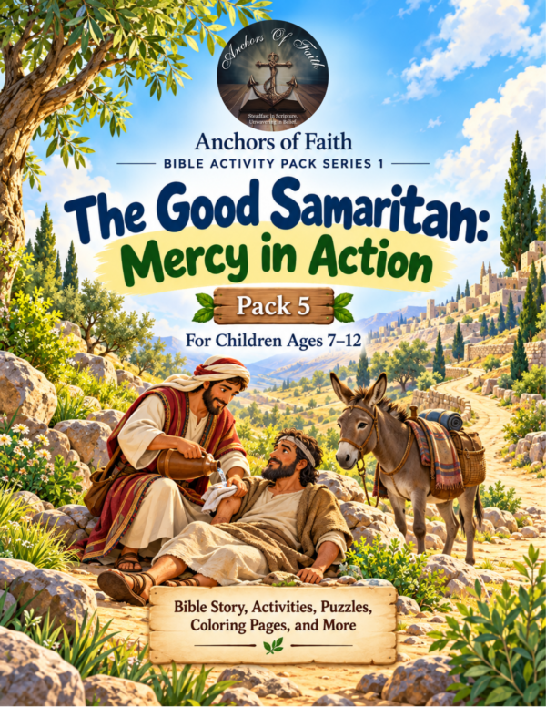 The Good Samaritan – Printable Bible Activity Pack for Kids Ages 7–12